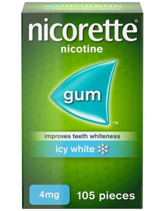 Nicorette 4mgs Icy White Gum