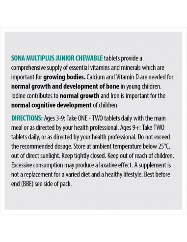 Sona MultiPlus Junior Chewable