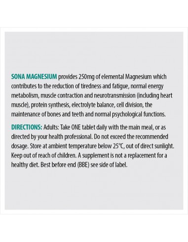 Sona Magnesium 250mg