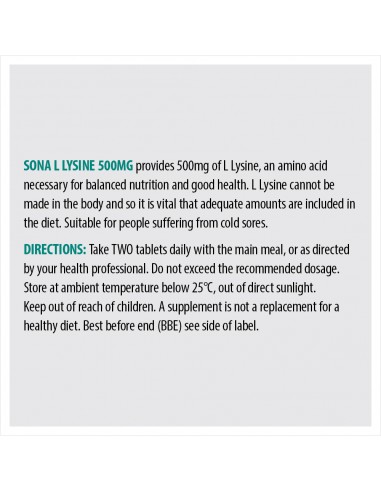 Sona L Lysine 500mg