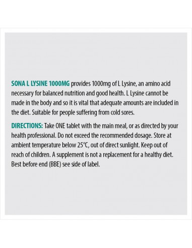 Sona L Lysine 1000mg