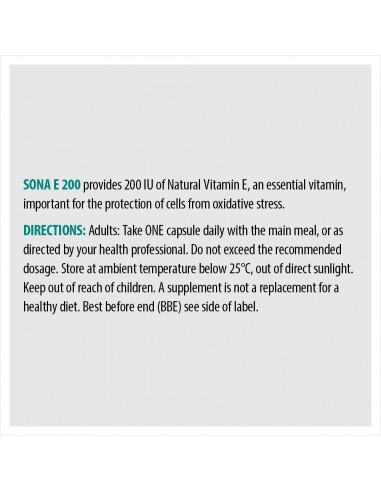 Sona E200 Natural Vitamin E