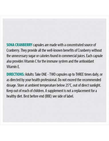 Sona Cranberry