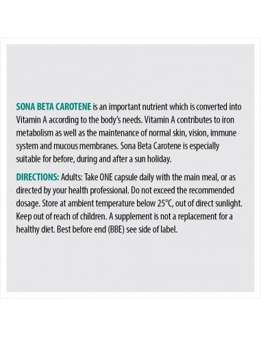 Sona Beta Carotene