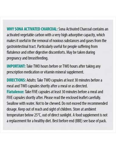 Sona Activated Charcoal