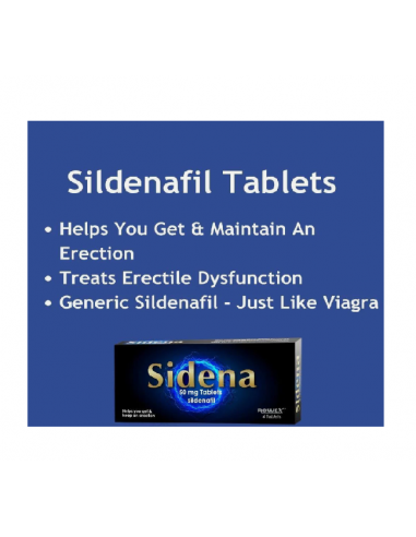 Sidena 50mg tablets (Sildenafil)