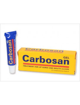 Carbosan Gel lip sores and mouth ulcers