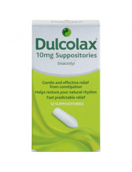 Dulcolax 10mgs Suppositories for Adults
